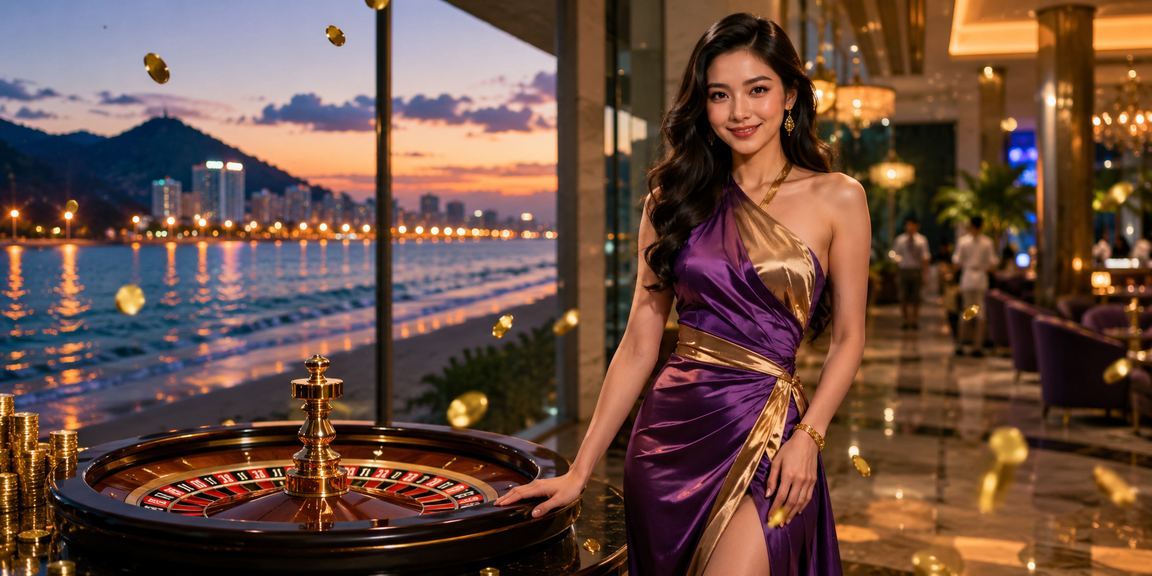 Người chơi thưởng thức roulette bên bờ biển Vũng Tàu